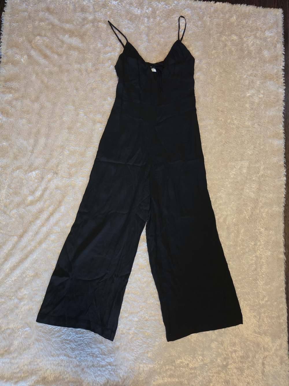 Wilfred - Wide-Leg, Front-tie, Adjustable Strap, Side-zip Crepette Jumpsuit